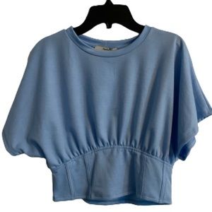 Blue Top Short Sleeve